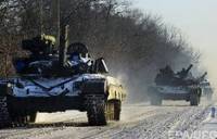 В «отстойнике» возле Луганска стоит бронетехника, переброшенная Россией для ДНР и ЛНР /Тымчук/